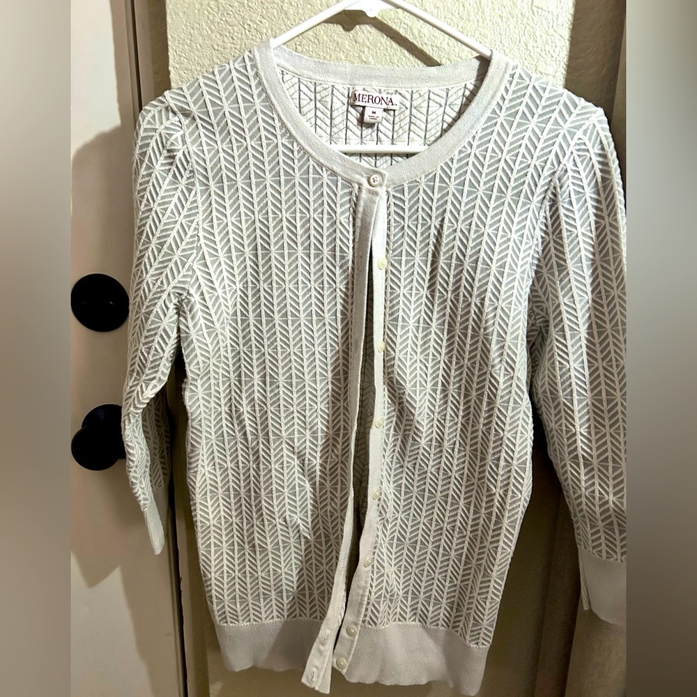 Merona button up sweater